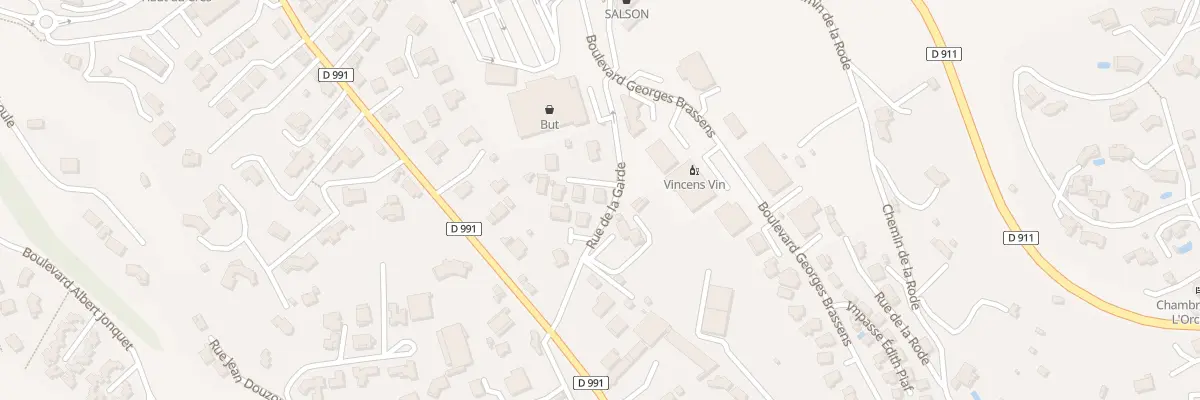Plan du 105 Rue de la Garde à Millau