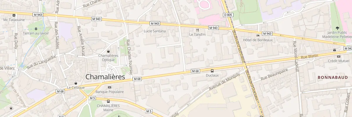 Plan du 16 Av de Royat à Chamalières