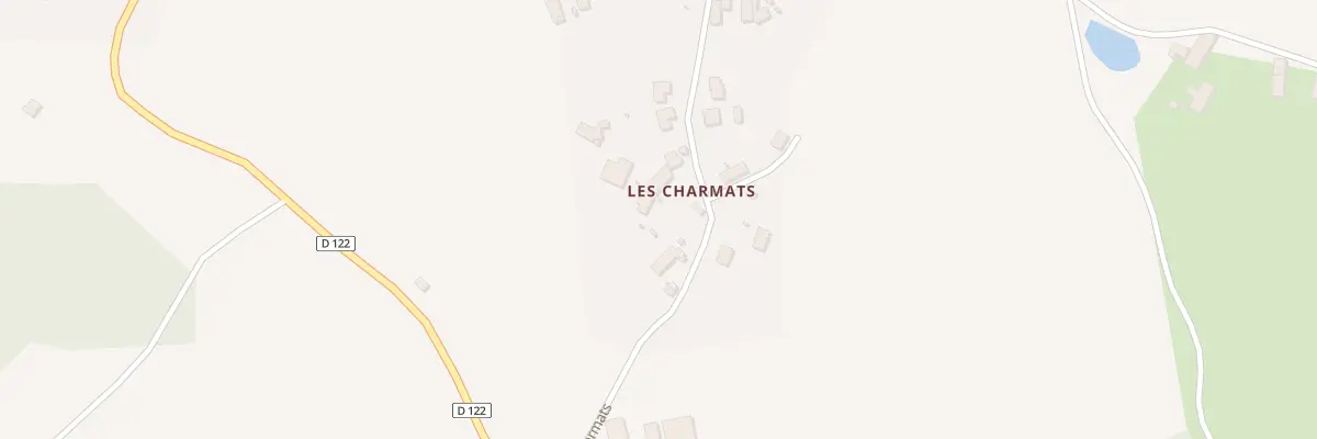 Plan du 22 Rue des Charmats- Les Charmats à Montcel