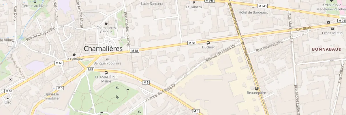 Plan du 9 Av de Royat à Chamalières