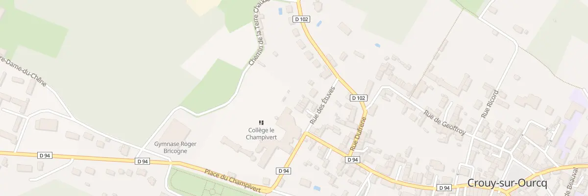 Plan du 3 Cour des Etuves à Crouy-sur-Ourcq