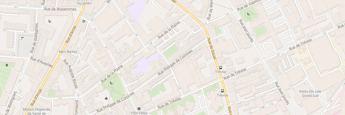 Plan du 71 Rue Philippe de Comines à Lille