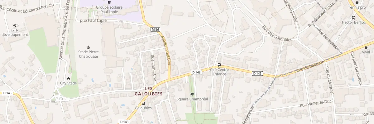 Plan du 28 Bd Gambetta à Chamalières