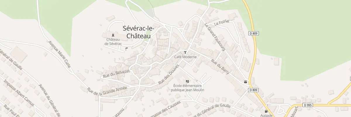 Plan du 6206 Rue Amaury de Sévérac à Sévérac d’Aveyron