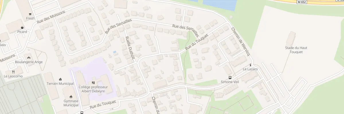 Plan du 1 Rue des Foins Coupés à Marquette-lez-Lille