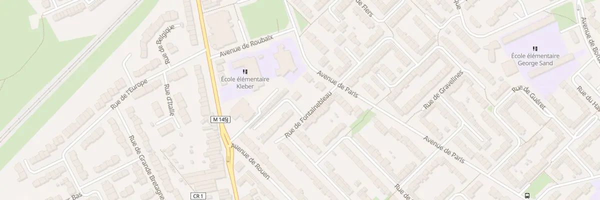 Plan du 2 Rue de Fontainebleau à Faches-Thumesnil