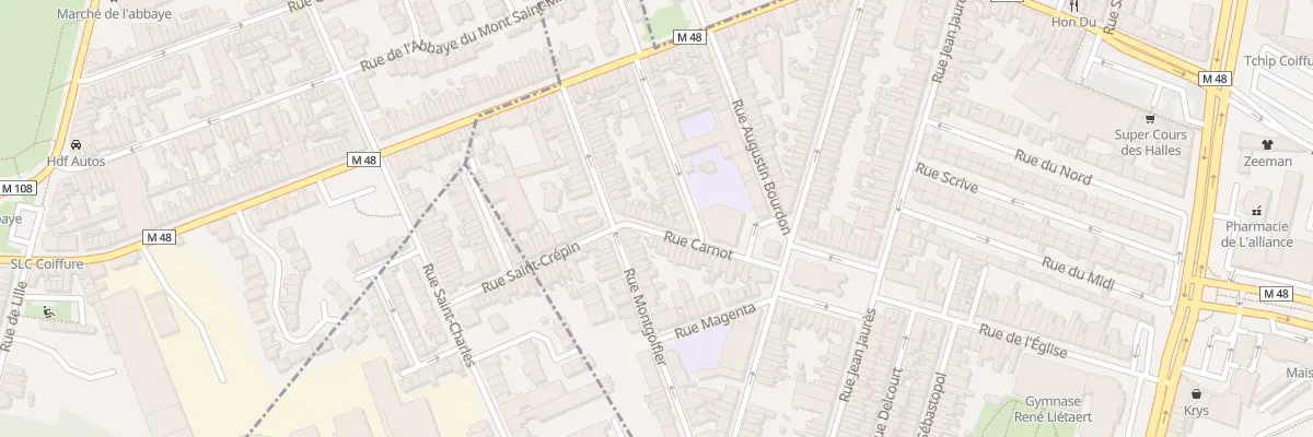 Plan du 14 Rue Carnot à Marcq-en-Barœul