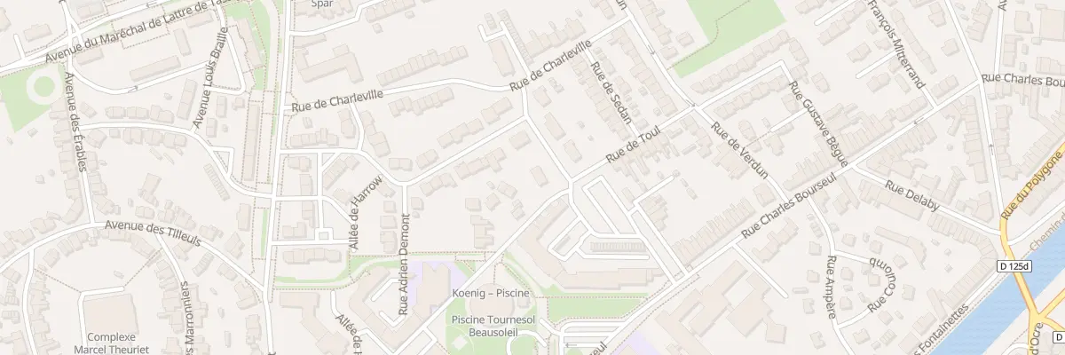 Plan du 76 Rue Jean Rodhain à Douai