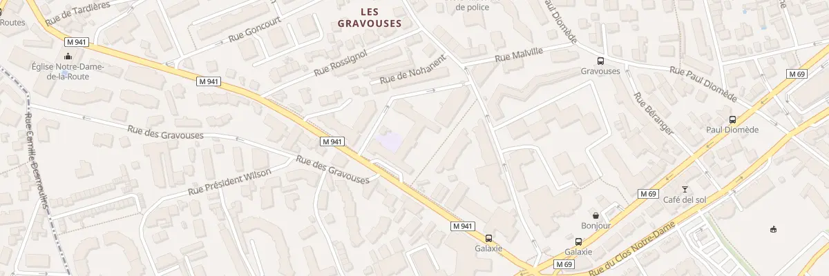 Plan du 21 Rue de Nohanent à Clermont-Ferrand