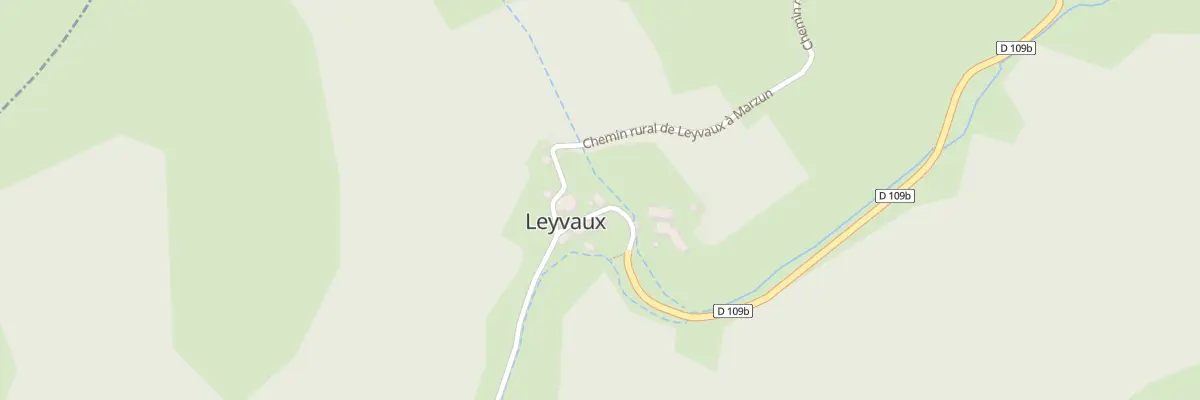 Plan du 5007 Le Bourg à Leyvaux