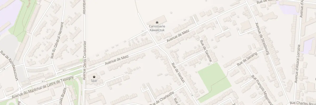 Plan du 329 Rue de Verdun à Douai