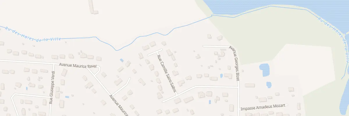 Plan du 16 Rue Camille Saint-Saens à Courtenay
