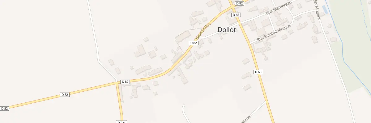 Plan du 10 Grande Rue à Dollot