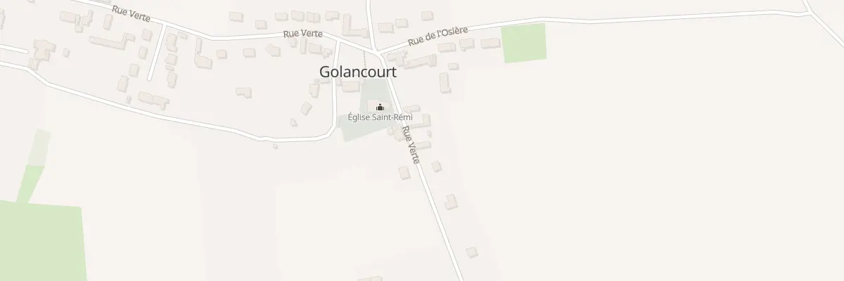 Plan du 553 Rue Verte à Golancourt
