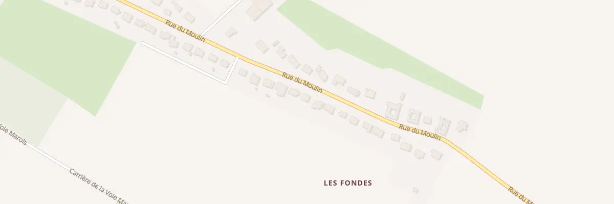 Plan du 74 Rue du Moulin à Attiches