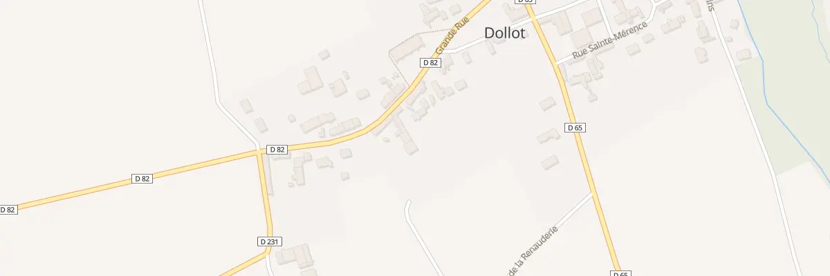 Plan du 8 Gr Grande Rue à Dollot