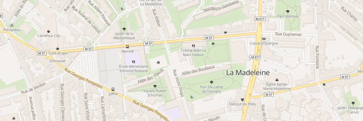 Plan du 47 Res Victor Hugo à La Madeleine