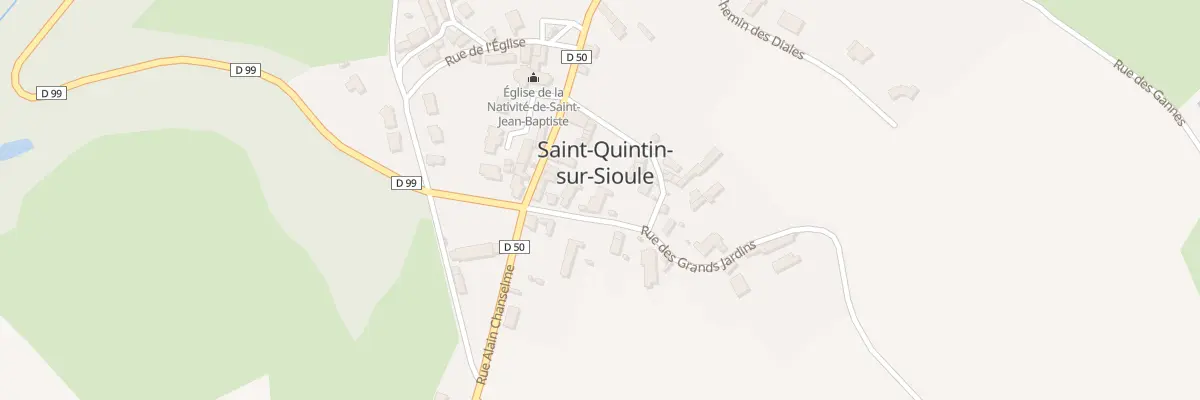 Plan du 6 Rue des Grands Jardins à Saint-Quintin-sur-Sioule