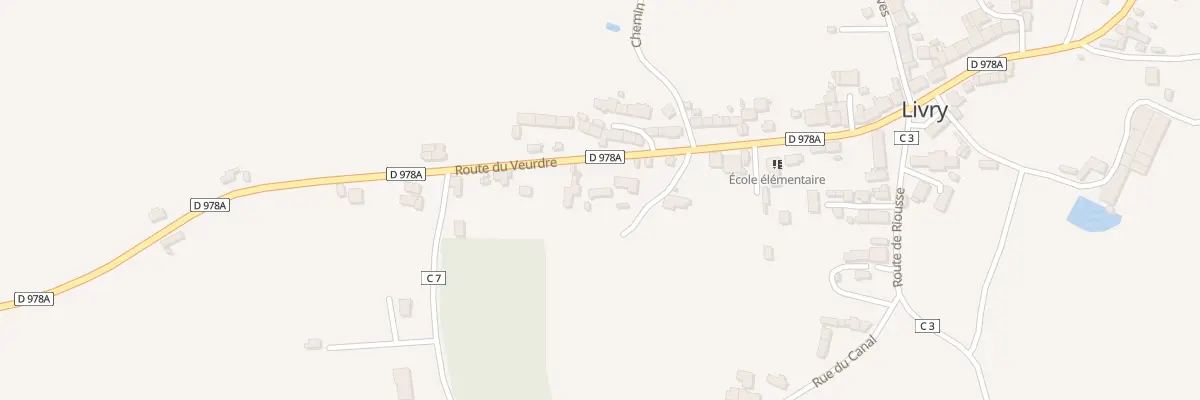 Plan du 15 Rte du Veurdre à Livry