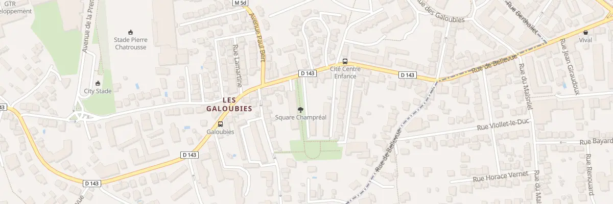 Plan du 29 Bd Gambetta à Chamalières
