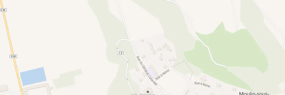 Plan du 1 Rue Jean-Baptiste Palot à Moulin-sous-Touvent
