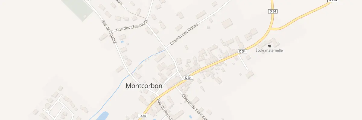 Plan du 104 Rue de la Fontaine - Montcorbo à Douchy-Montcorbon