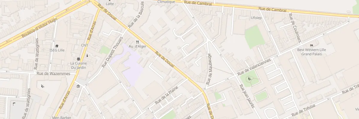 Plan du 53 Rue de Douai à Lille