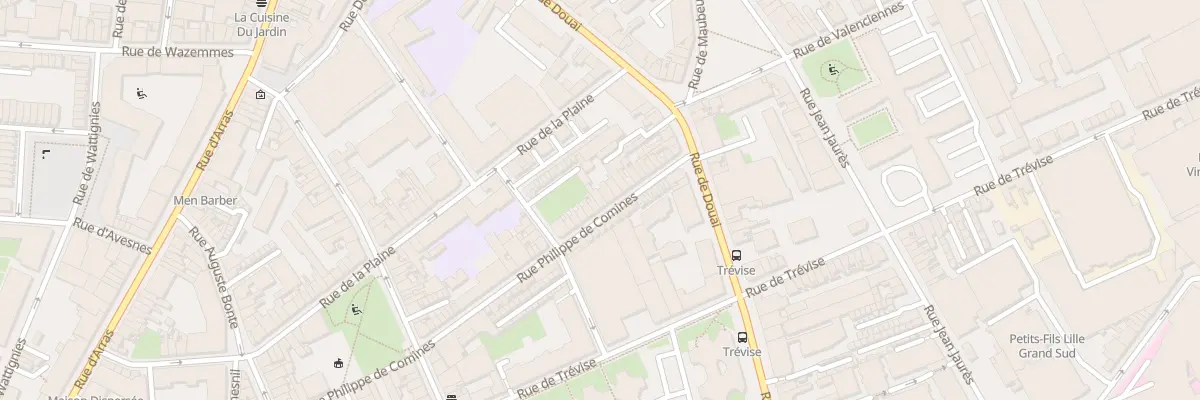 Plan du 81 Rue Philippe de Comines à Lille