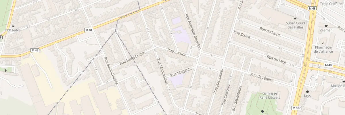 Plan du 23 Rue Carnot à Marcq-en-Barœul