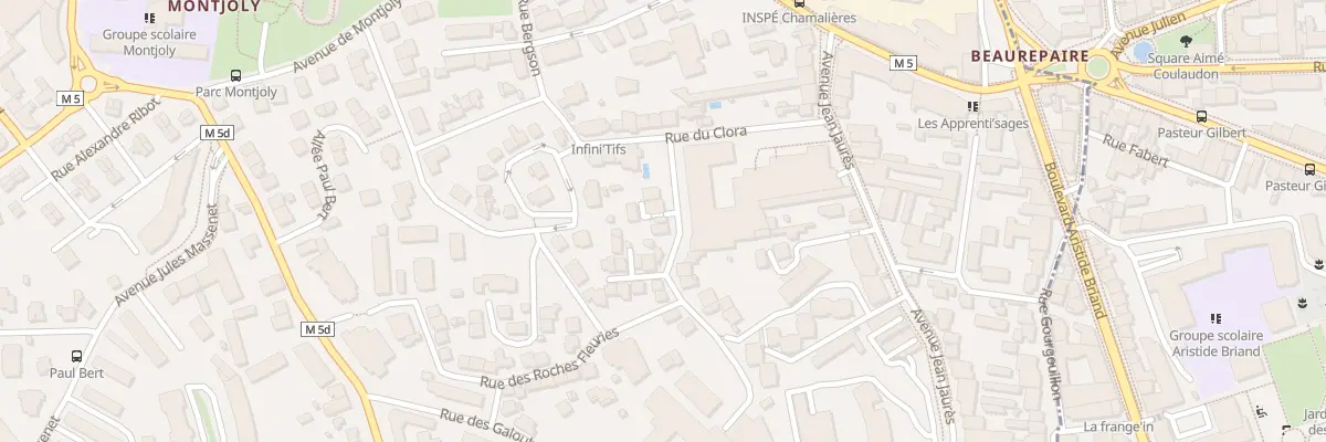 Plan du 12 Rue du Petit Clora à Chamalières