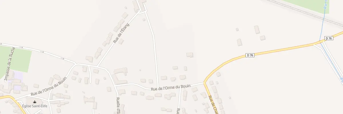 Plan du 15 Rue de l’Orme du Bouin à Rampillon