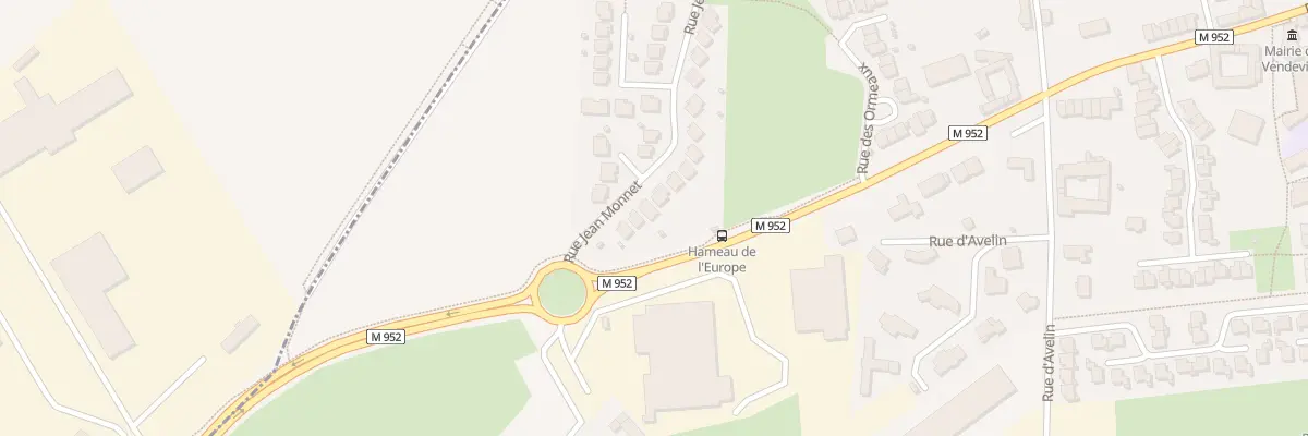Plan du 6 Rue Jean Monnet à Vendeville