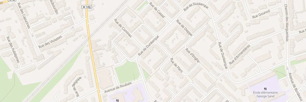 Plan du 12 Rue de Dunkerque à Faches-Thumesnil