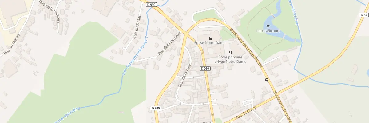 Plan du 1 Bd du Général de Gaulle à Ham