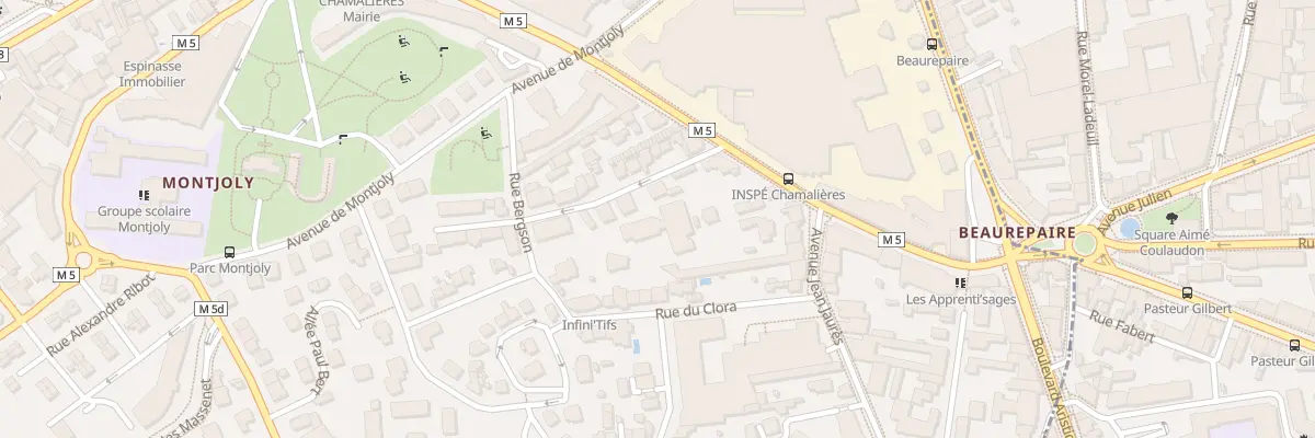 Plan du 24 Av Pasteur à Chamalières