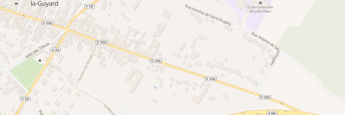 Plan du 42 Rue du Général de Gaulle à Villeneuve-la-Guyard