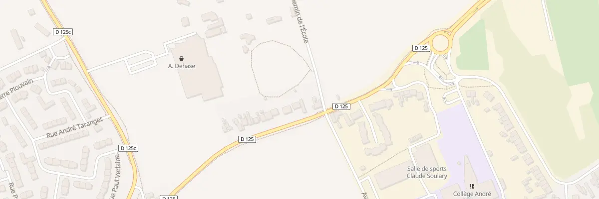 Plan du 658 Rue Berthe Garnier à Douai