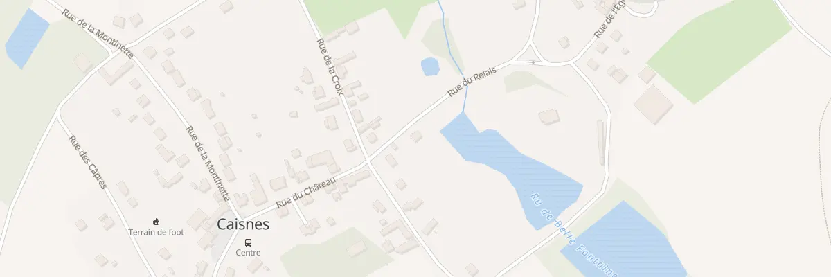 Plan du 30 Rue du Relais à Caisnes