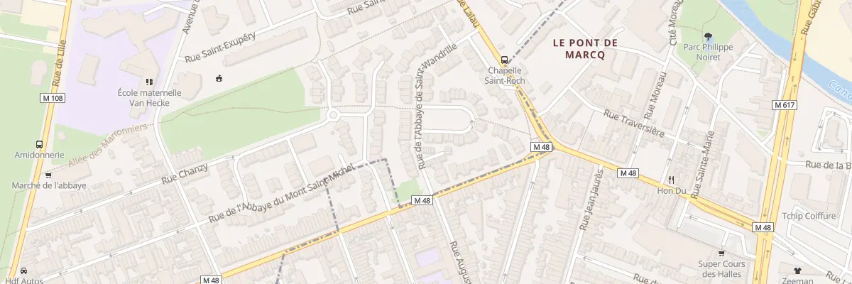 Plan du 2 Rue de l’Abbaye de Baume à Marquette-lez-Lille