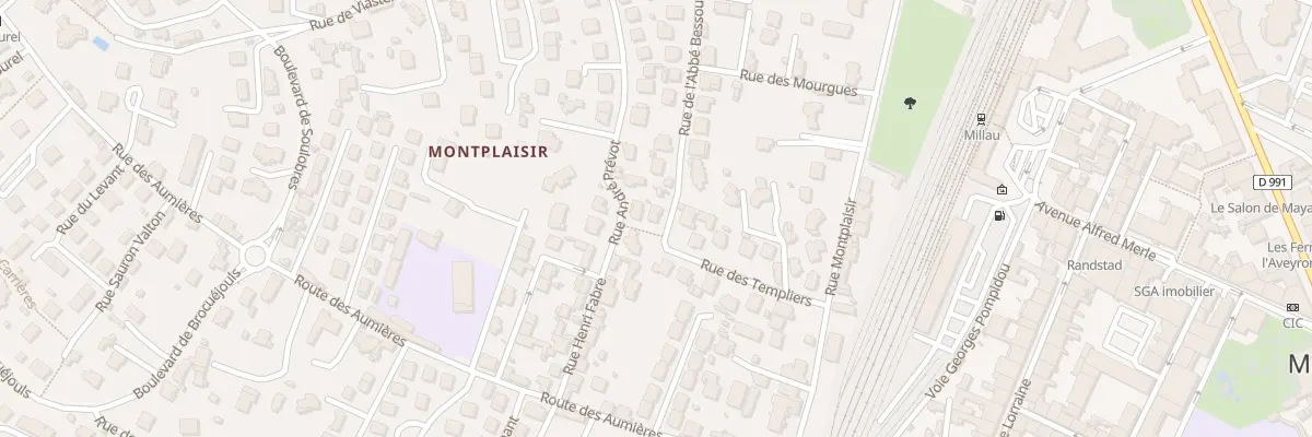 Plan du 19 Rue des Templiers à Millau
