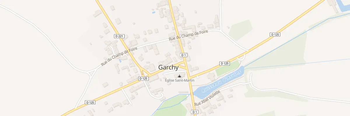 Plan du 2 Rue Ernest Durand à Garchy