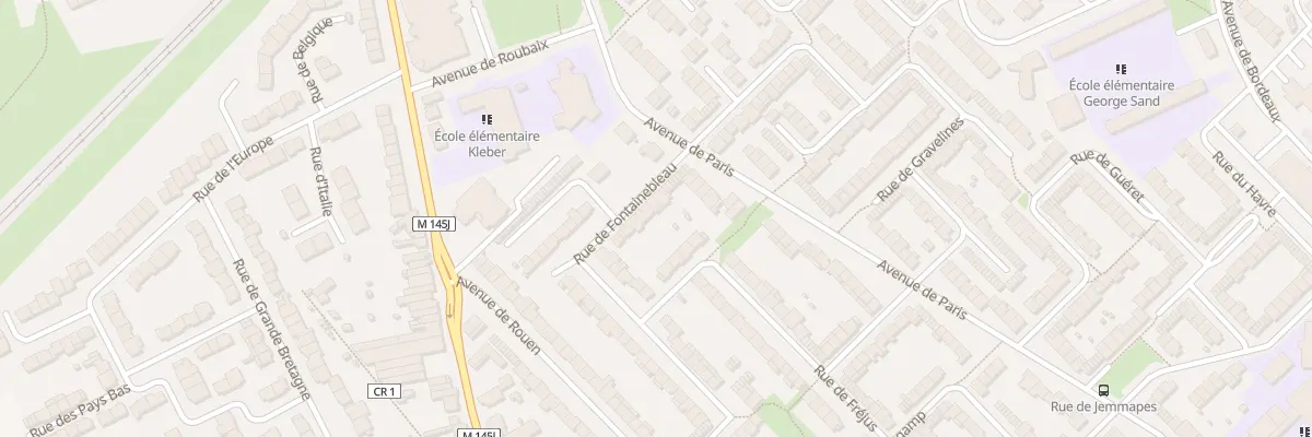 Plan du 21 Rue de Fontainebleau à Faches-Thumesnil