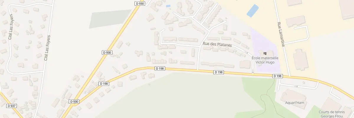 Plan du 19 Rue Victor Hugo à Ham