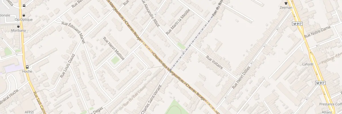 Plan du 112 Rue du Bas-Liévin à Lille