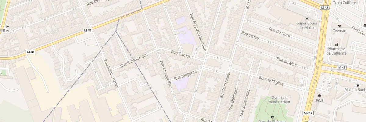 Plan du 15 Rue Carnot à Marcq-en-Barœul