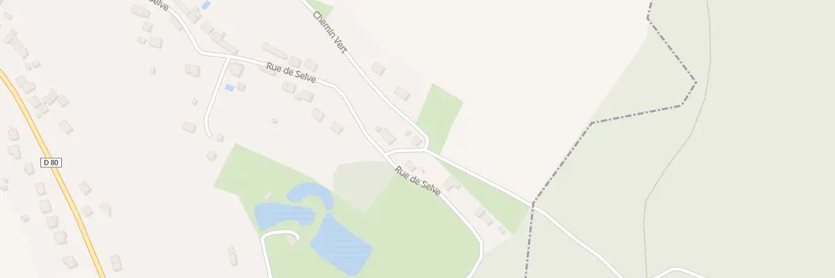 Plan du 1 Che Vert à Haramont