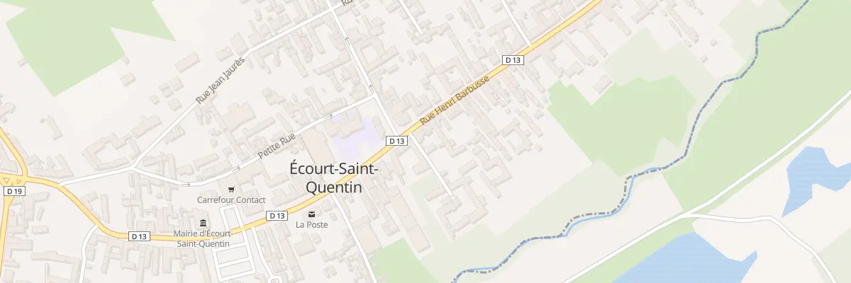 Plan du 134 Rue Henri Barbusse à Écourt-Saint-Quentin