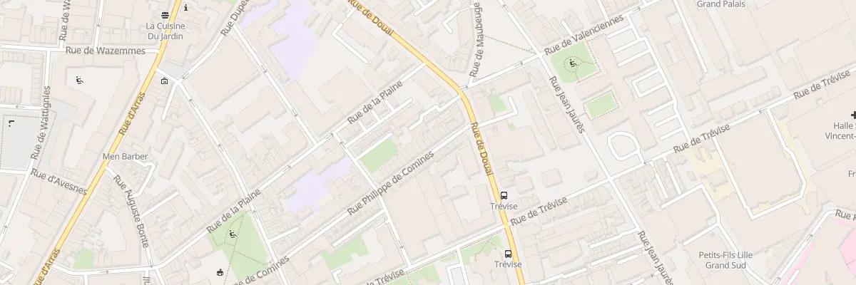 Plan du 89 Rue Philippe de Comines à Lille