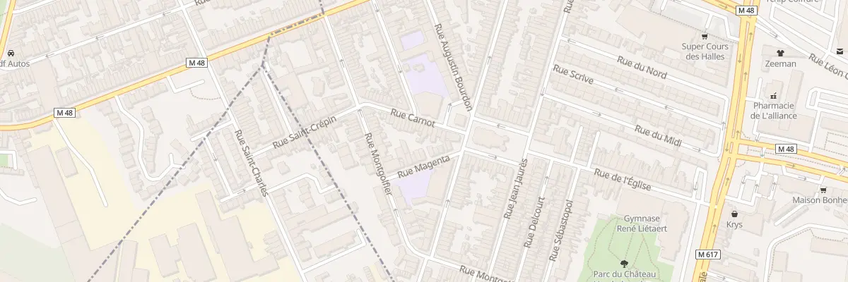 Plan du 11 Rue Carnot à Marcq-en-Barœul