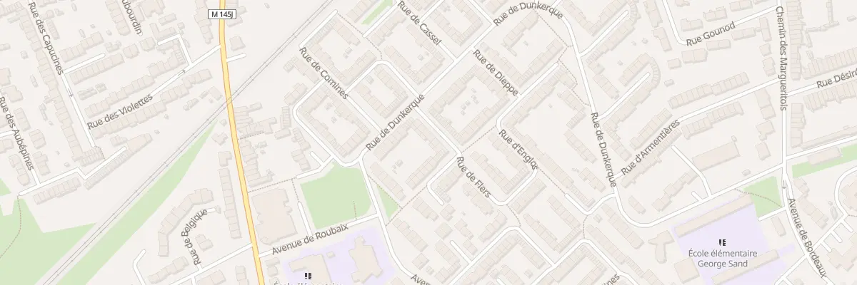 Plan du 8 Rue de Dijon à Faches-Thumesnil